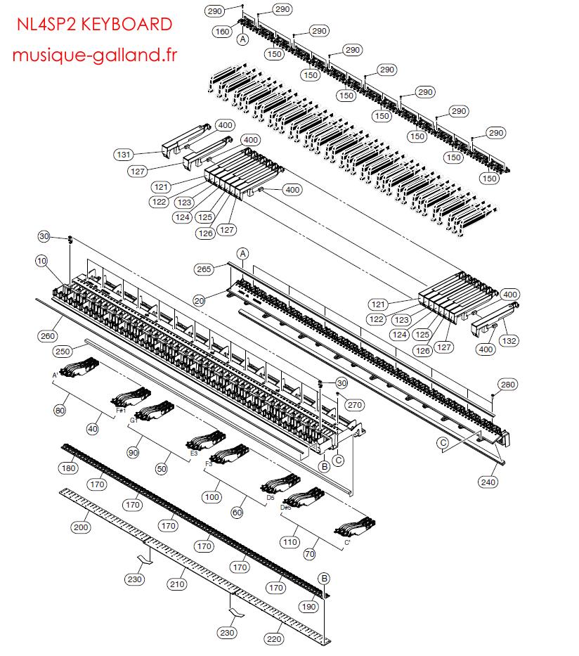 Clp nl4sp2 keyboard