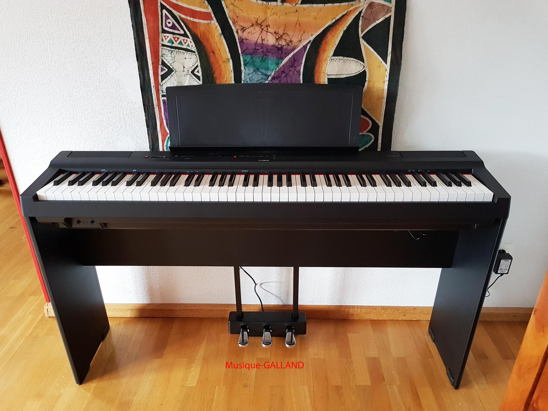 YAMAHA piano P125-B noir